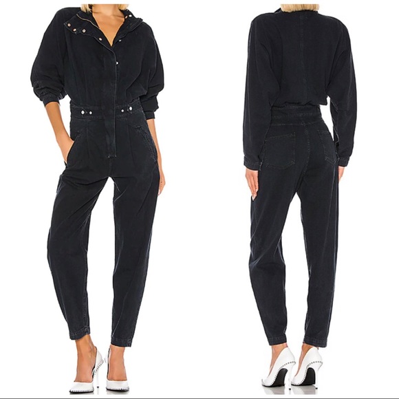 Agolde Pants - Agolde Ina  High Collar Zip Jumpsuit Outcast, 6